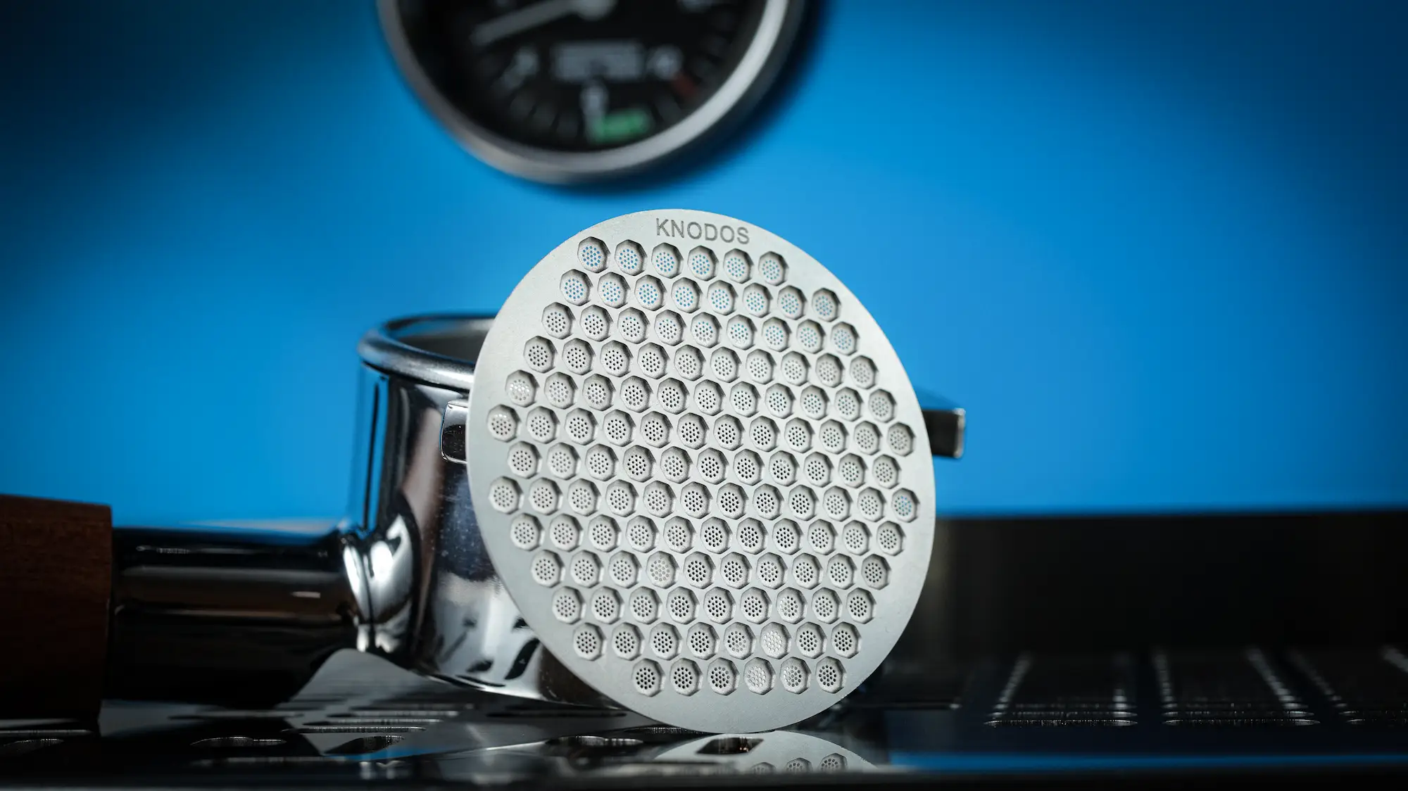 KNODOS 51mm Espresso Puck Screen — Ultra Thin Stainless Steel Filter for Delonghi, Casabrews, Smeg - 4