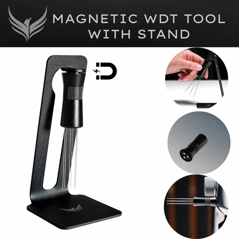 KNODOS Espresso WDT Tool — Magnetic Needle Distribution Tool with 0.4mm & 0.25mm Needles - 4