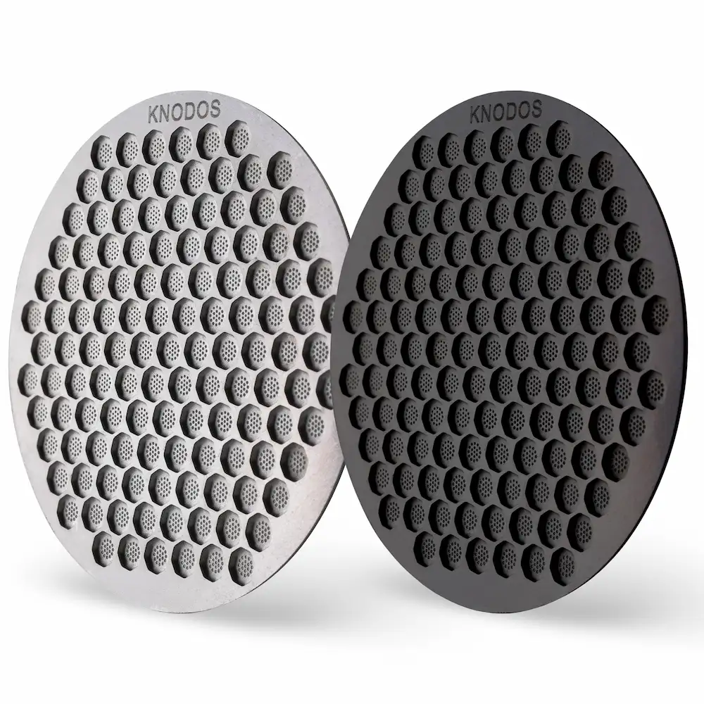 KNODOS 51mm Espresso Puck Screen — Ultra Thin Stainless Steel Filter for Delonghi, Casabrews, Smeg - 6