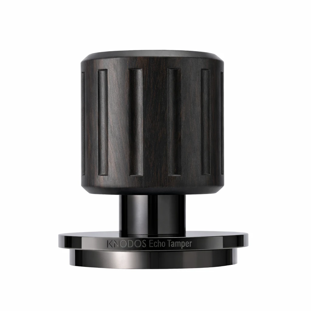 KNODOS Echo Espresso Tamper 58.5mm for VST & IMS Baskets – Calibrated 30lb Click, Self-Leveling Blackwood - 1