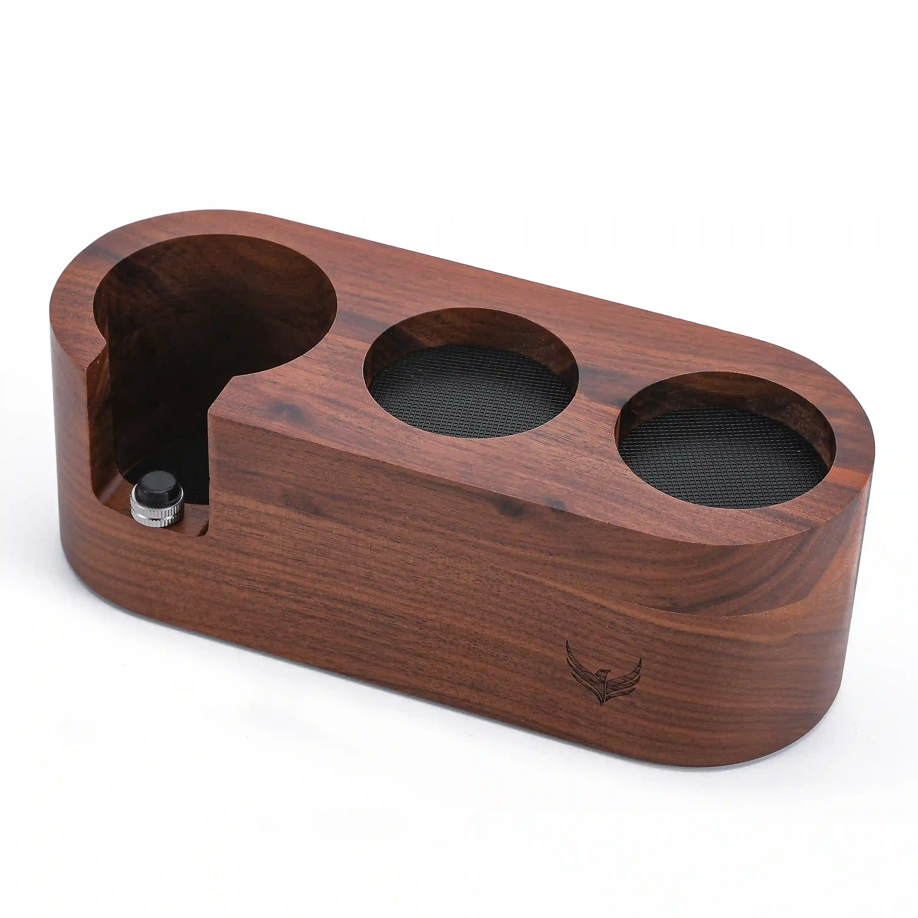 Classic Espresso Tamping Station For Espresso Machine Accessories Rosewood 