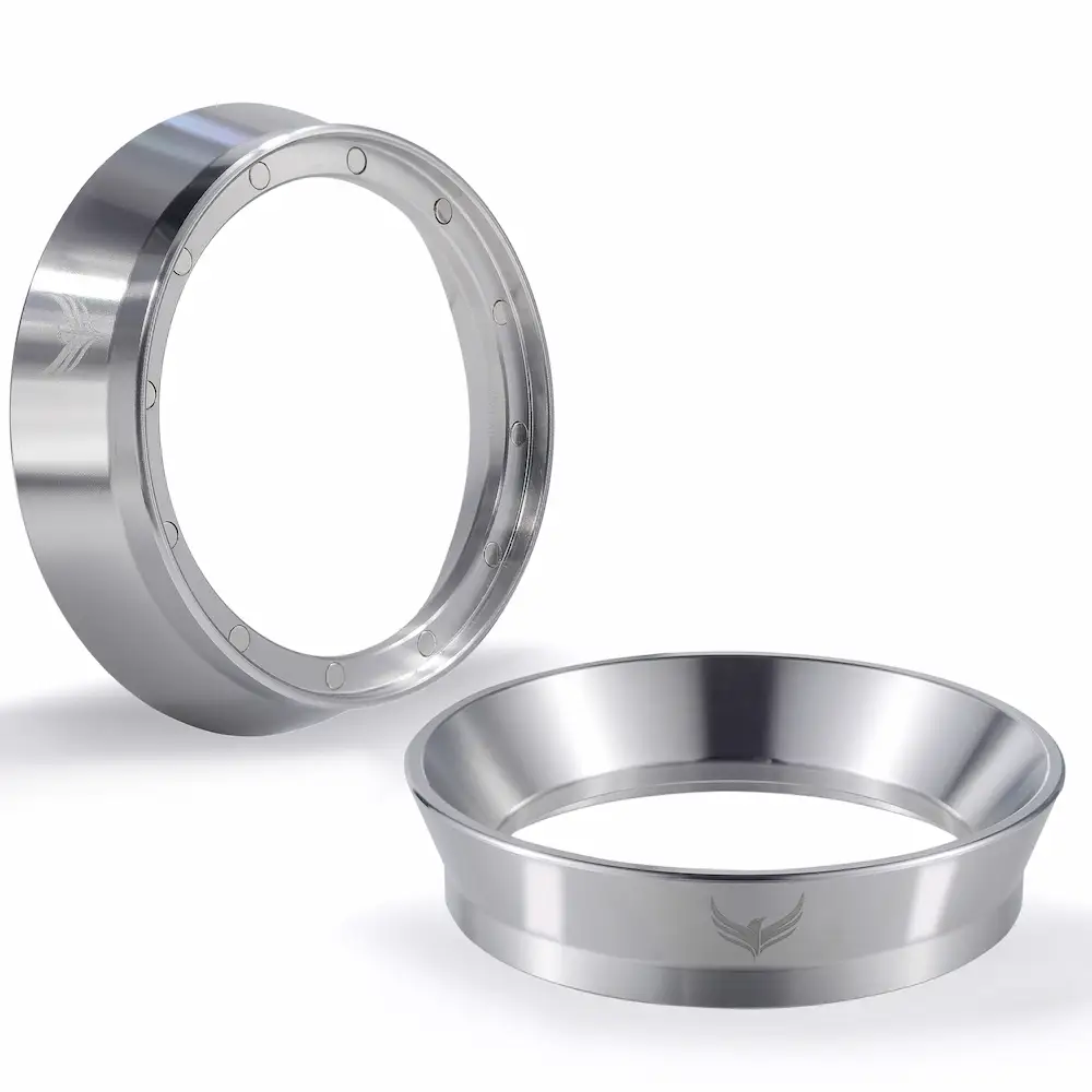 Stainless Steel Magnetic 58mm Dosing Funnel and Espresso Puck Screen - 6