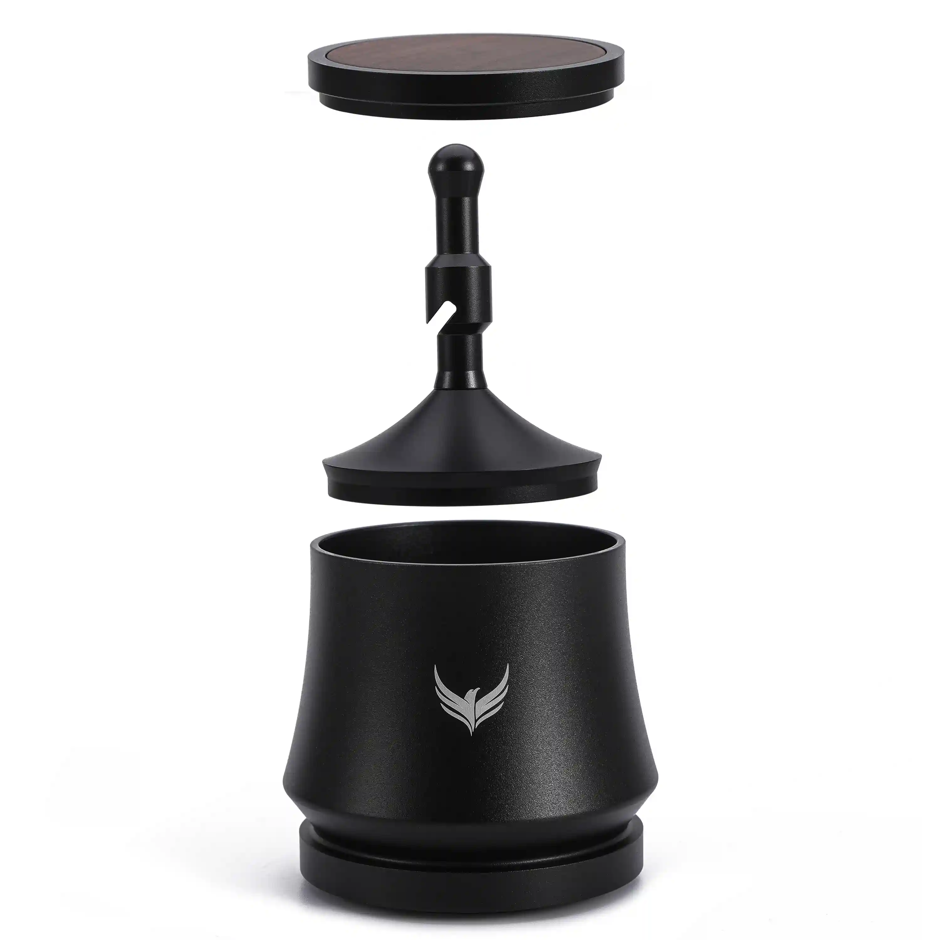 Blind Shaker with Walnut Lid | Coffee Grounds Distribution Tool