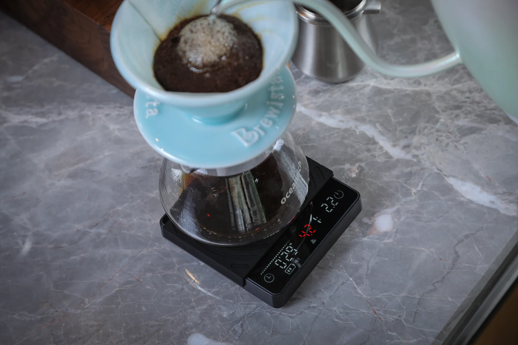 KNODOS Smart Coffee Scale with Timer, Auto Tare & Flow Rate Indicator - 6
