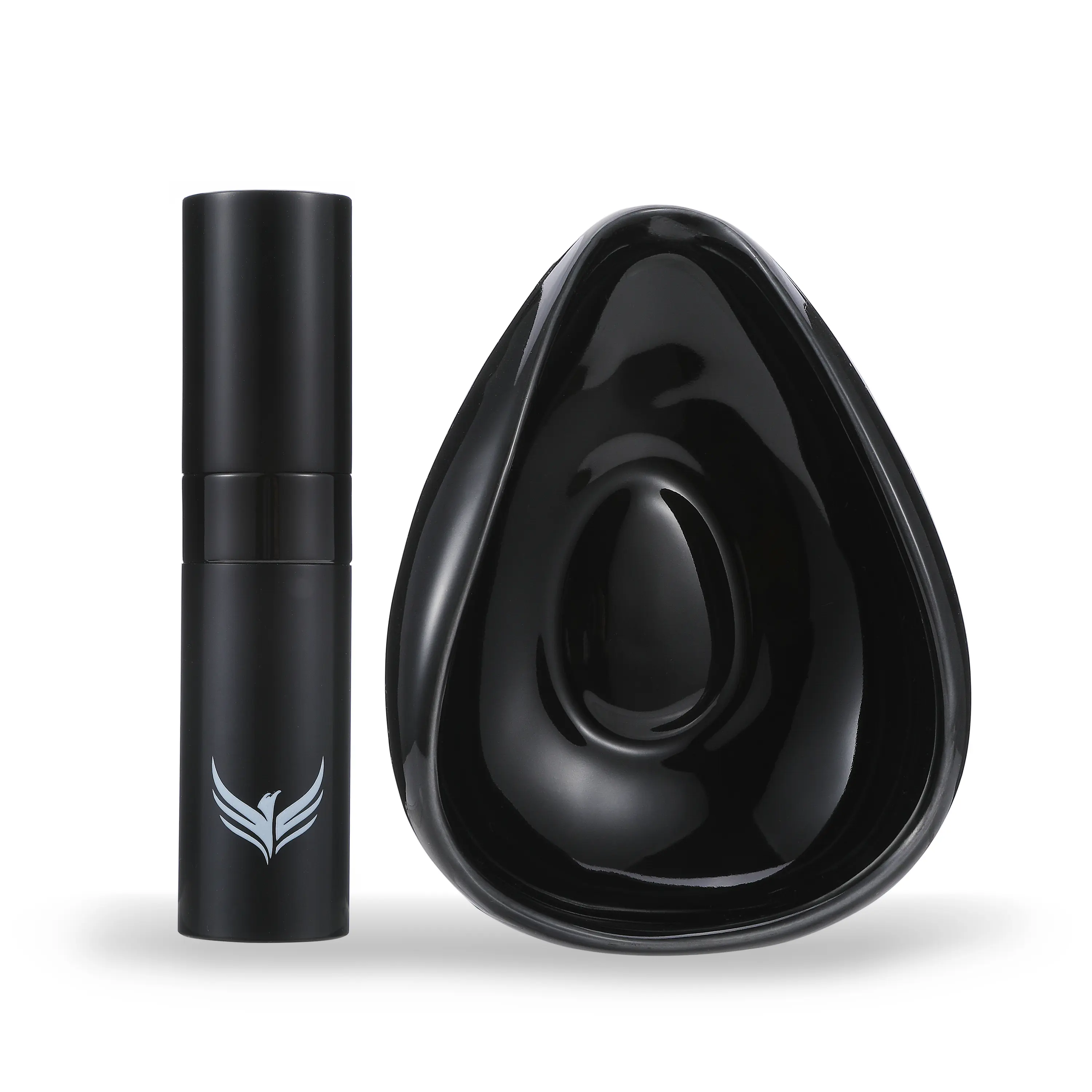 Black Coffee Bean Dosing Cup and RDT Sprayer Set - 6