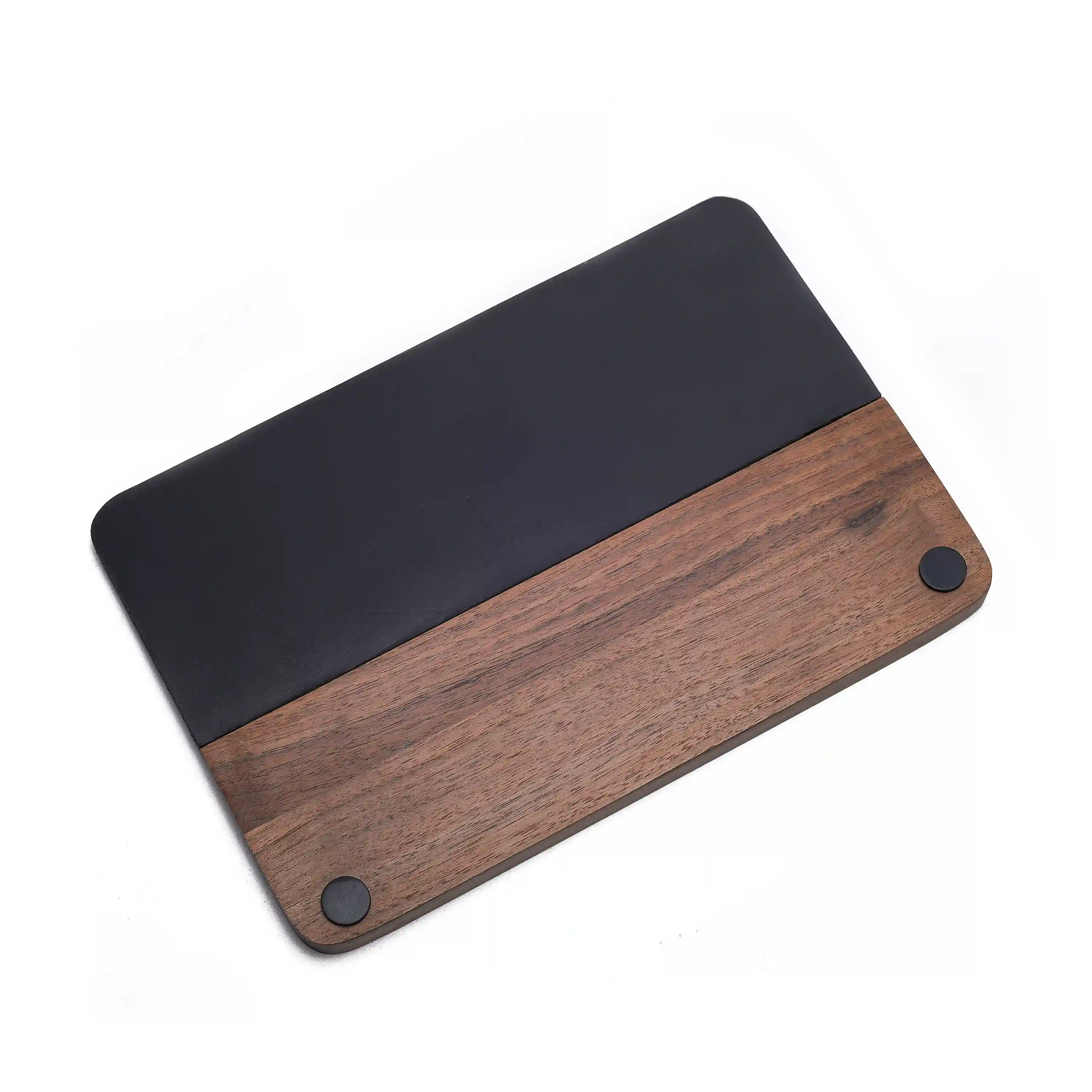 Espresso Mat 58mm Walnut Leather Coffee Tamping Mat - 3